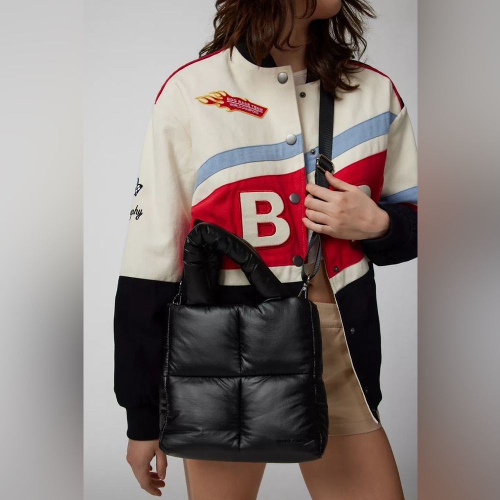 silence + noise millie puffer mini tote bag